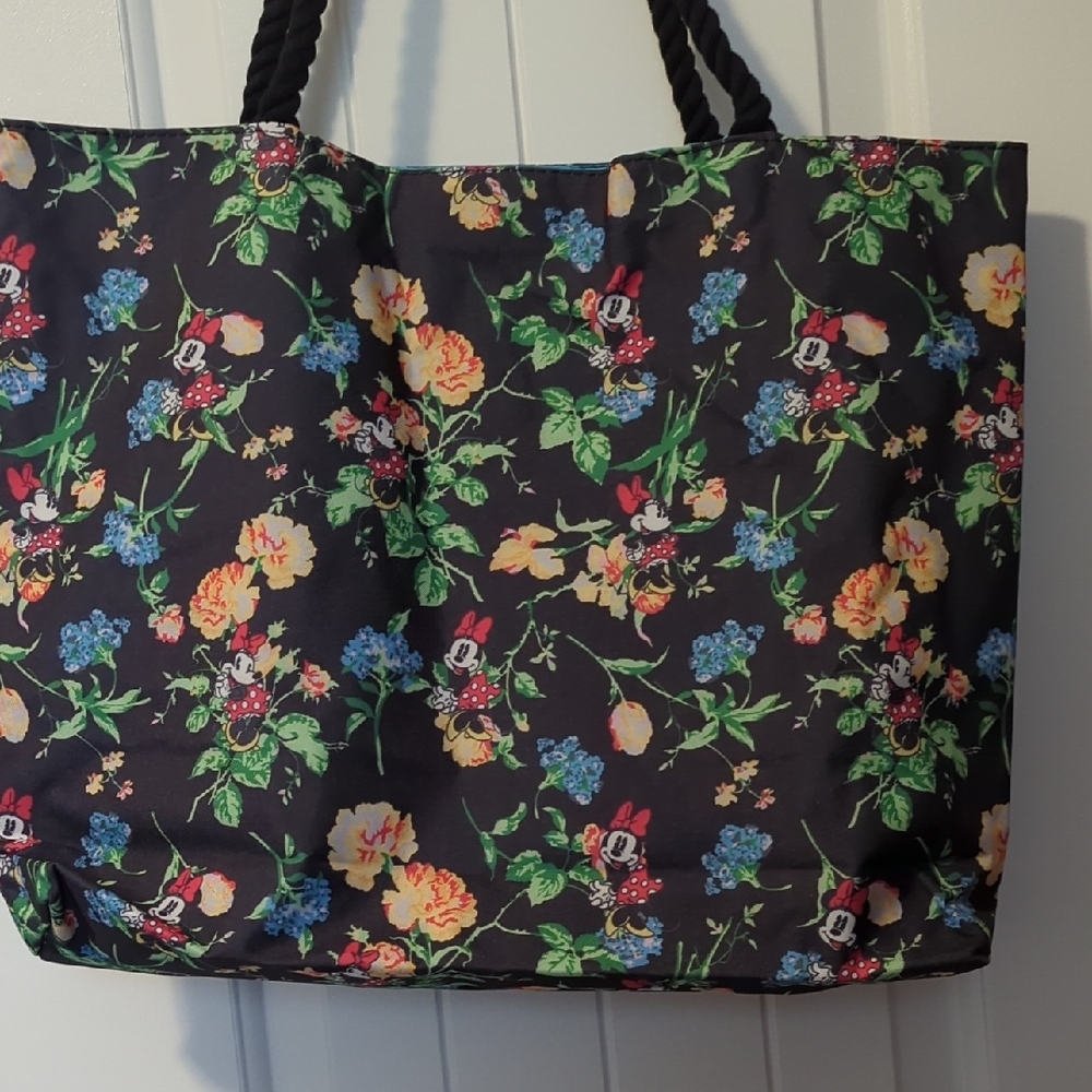 Disney Floral Tote Bag - Black and Multicolor - Picture 5 of 8